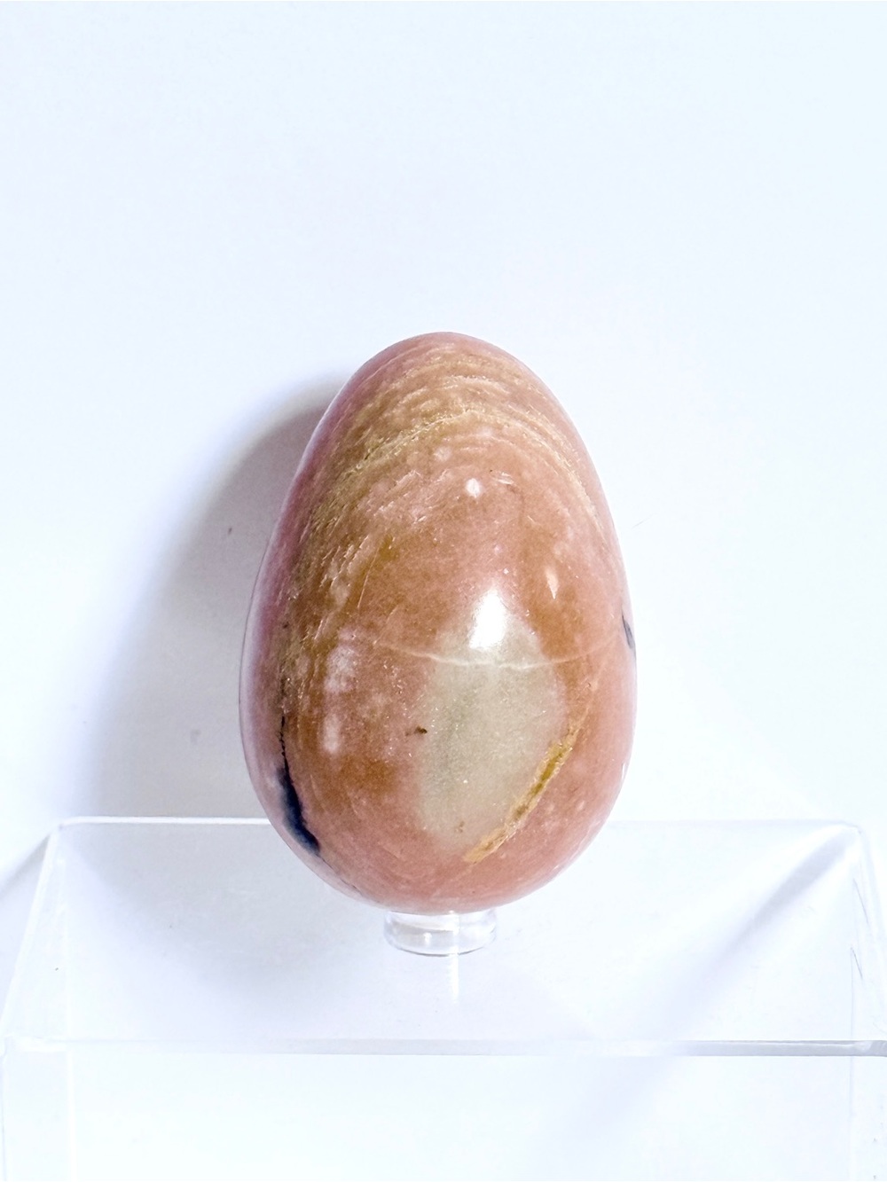 Beautiful Large Pink Opal Polished Egg 357g